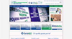 Desktop Screenshot of bccvicentino.it